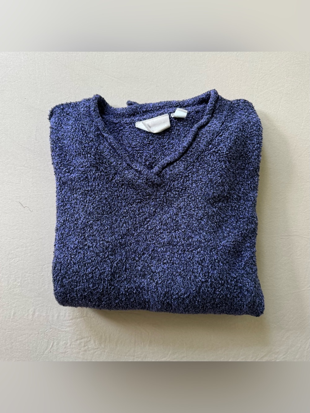 Vintage Croft & Barrow Bouclé V-neck Knit sweater